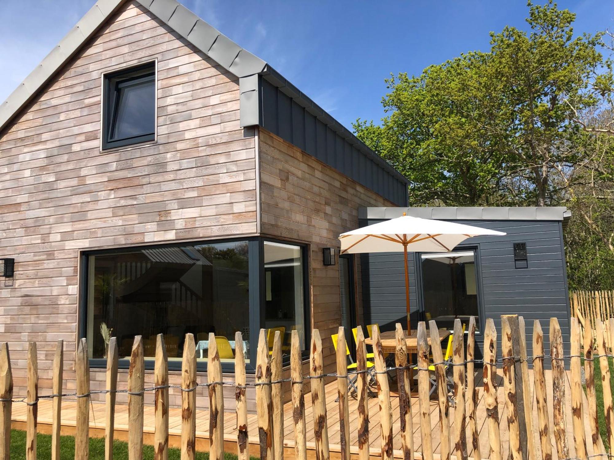 Les Cabines Du Bout Du Monde - Cabine Duplex , Votre Maison De Vacances De Haut Standing A Crozon Exterior photo